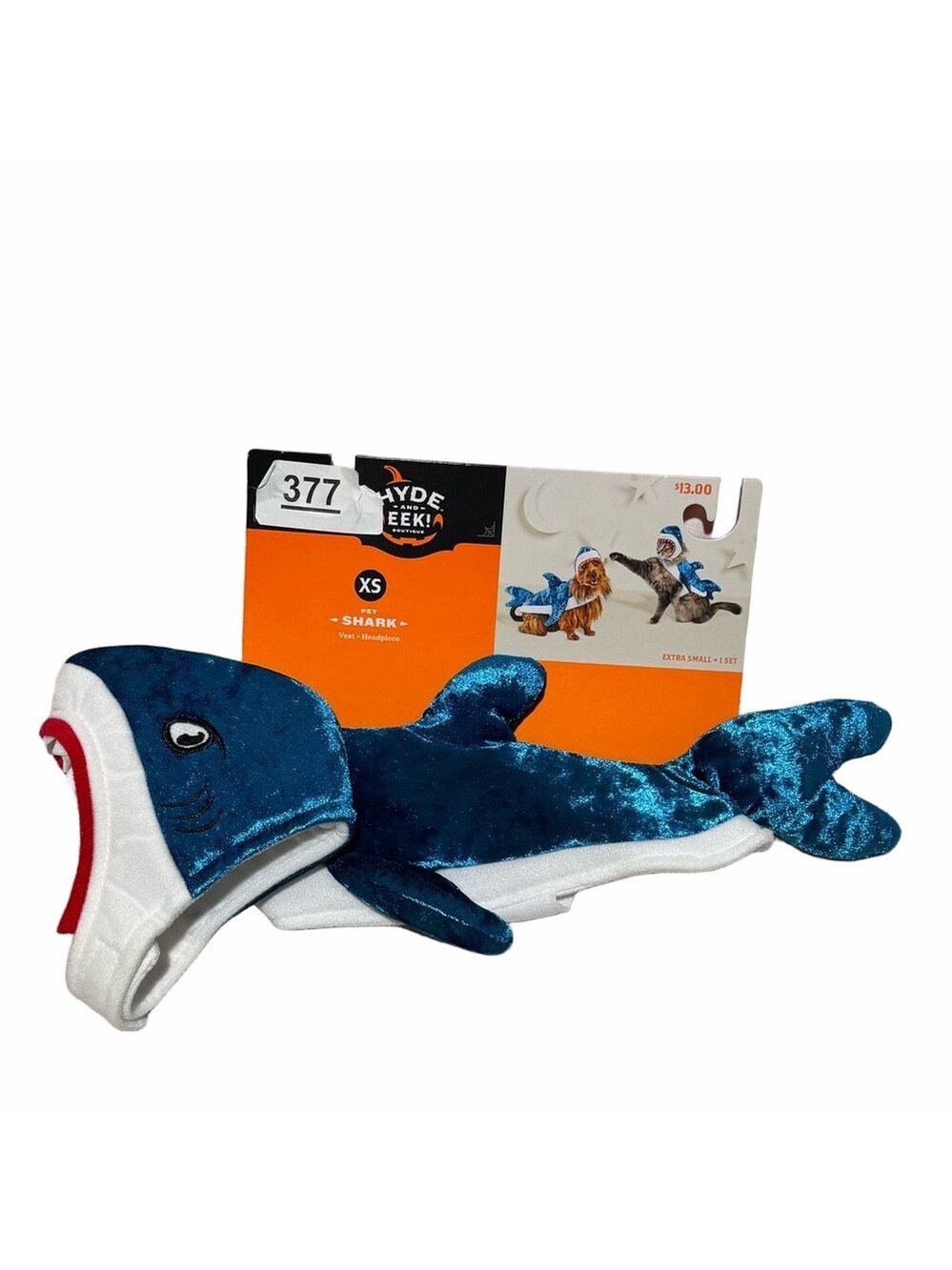 Hyde and Eek Shark Pet Halloween Costume XS